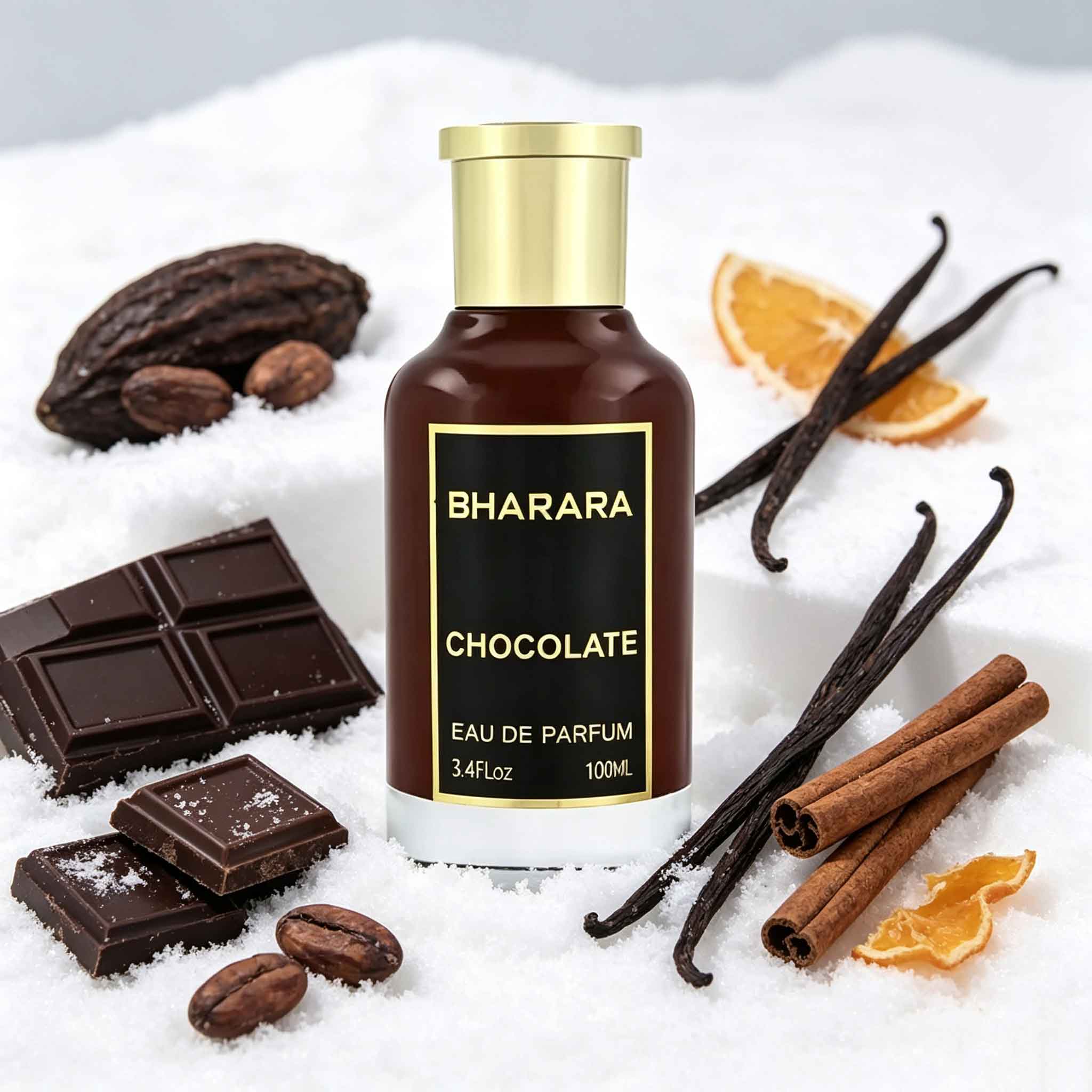 Home Fragrance Usa - Bharara Chocolate Long‑Lasting EDP, Rich Layered